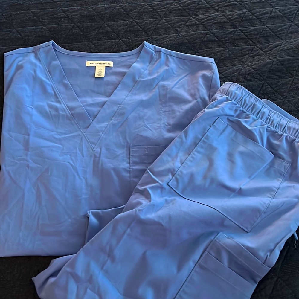 Scrub pants and top